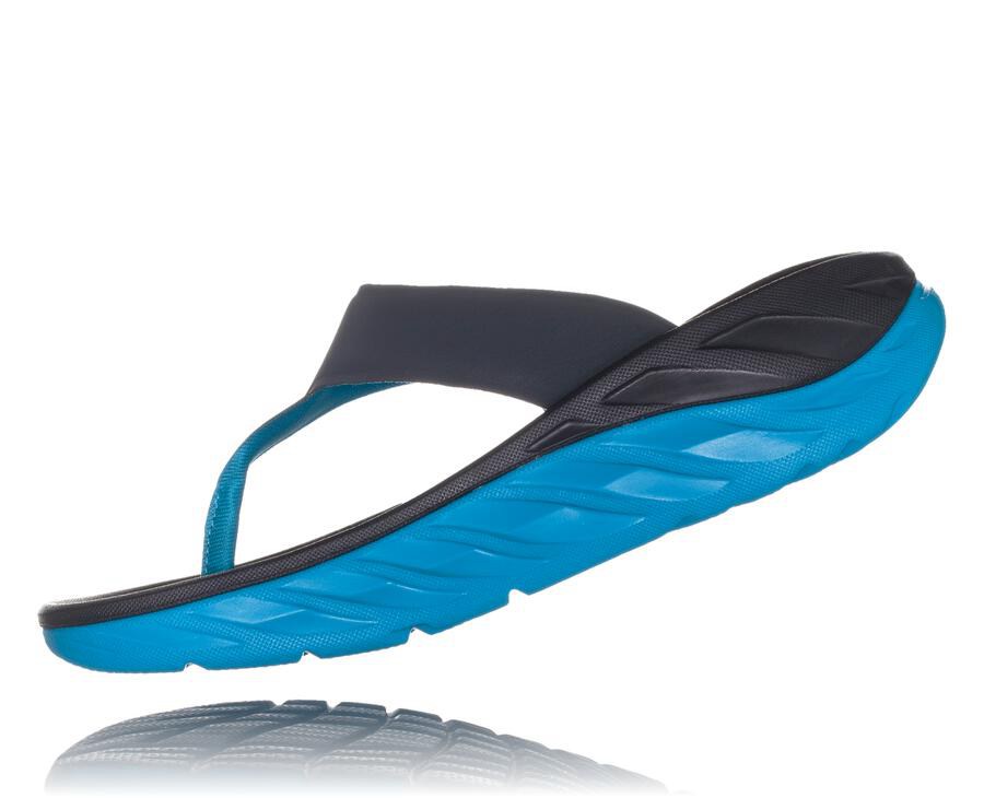 Hoka One One Sandale Damske Námornícka Modrá - ORA Recovery Flip - 65902-YRGA